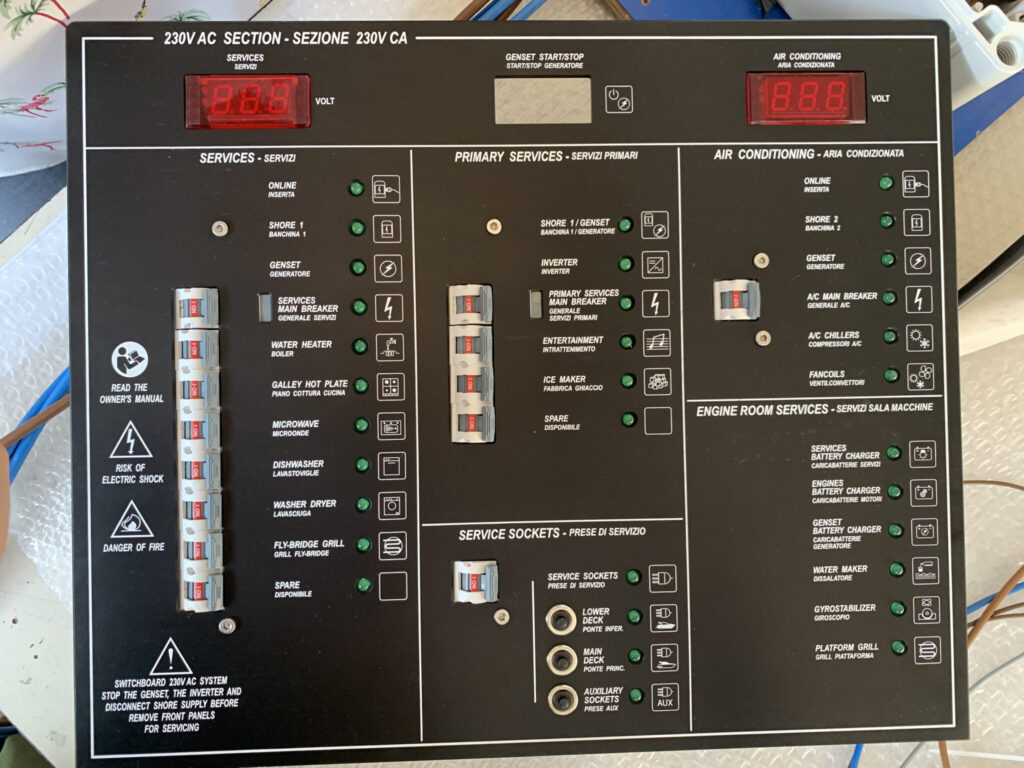 Quadro 230V AC